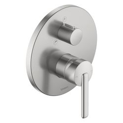 Duravit Balcoon Einhebel-Wannenmischer Unterputz, 2 Verbraucher, Edelstahl gebürs... DURAVIT-BA5210012070 4067116481945 (Abb. 1)