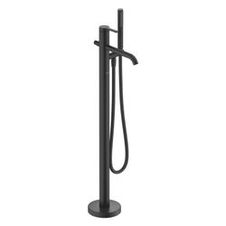 Duravit C.1 Einhebel-Wannenmischer bodenstehend, Mattschwarz, Ausladung 201mm, Hö... DURAVIT-C15250001046 4067116476354 (Abb. 1)