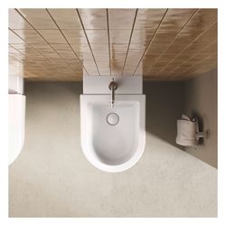 Duravit D-Code Handtuchring 67x169x182mm, Chrom, Schraubbefestigung... DURAVIT-0099211000 4021534636189 (Abb. 1)