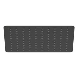 Duravit Kopfbrause, Mattschwarz, Edelstahl, Eckig, 300x300mm, 26l/min, Rain, Deck... DURAVIT-UV0660031046 4067116002348 (Abb. 1)