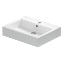 Duravit Vero Waschtisch 470x600x165mm mit HLB Aufsatz, Weiß Hochglanz, Rechteckig, ... DURAVIT-0454600027 4021534285837 (Abb. 1)