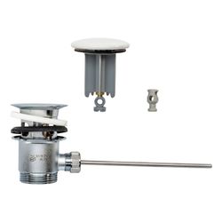 Duravit Zugstangen Ablaufgarnitur mit keramischer Abdeckung, Weiß... DURAVIT-0050800000 4053424681672 (Abb. 1)