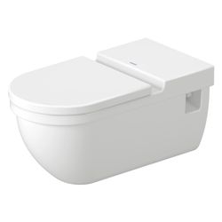 Duravit Starck 3 Wand-WC 700x370x355mm, Weiß Hochglanz, 6l, WonderGliss, Tiefspüle... DURAVIT-22030900001 4021534278556 (Abb. 1)