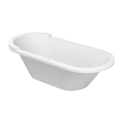 Duravit Starck Wannen Badewanne 520x800x1800mm, 170l, Weiß glänzend, Oval, Ein... DURAVIT-700009000000000 4021534255014 (Abb. 1)