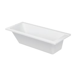 Duravit D-Code Badewanne 420x700x1600mm, Weiß glänzend, Rechteckig, Einbau, Ab... DURAVIT-700096000000000 4021534386442 (Abb. 1)