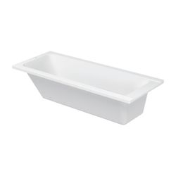Duravit D-Code Badewanne 420x700x1700mm, Weiß glänzend, Rechteckig, Einbau, Ab... DURAVIT-700098000000000 4021534386459 (Abb. 1)