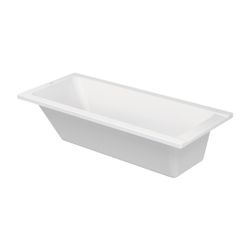 Duravit D-Code Badewanne 420x750x1700mm, Weiß glänzend, Rechteckig, Einbau, Ab... DURAVIT-700100000000000 4021534386527 (Abb. 1)