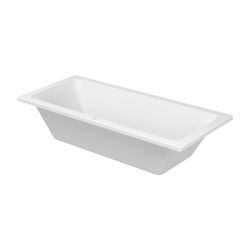 Duravit D-Code Badewanne 420x800x1800mm, 150l, Weiß glänzend, Rechteckig, Einb... DURAVIT-700101000000000 4021534386534 (Abb. 1)