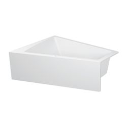 Duravit Paiova Badewanne 480x1300x1700mm, 225l, Weiß glänzend, Trapezförmig, E... DURAVIT-700266000000000 4021534640193 (Abb. 1)