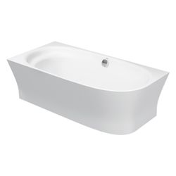 Duravit Cape Cod Badewanne 510x900x1900mm, Mattweiß, Halbrund, Ecke L, 1 Rücke... DURAVIT-700362000000000 4021534986451 (Abb. 1)