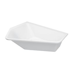 Duravit Paiova Badewanne 5 460x1400x1900mm, 267l, Weiß glänzend, Fünfeck, Ecke... DURAVIT-700392000000000 4021534992667 (Abb. 1)