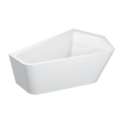 Duravit Paiova Badewanne 5 460x1300x1770mm, 205l, Weiß glänzend, Fünfeck, Ecke... DURAVIT-700395000000000 4021534992728 (Abb. 1)