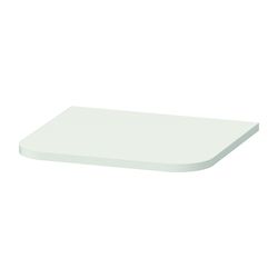 Duravit Happy D.2 Abdeckplatte, Halbrund, 364x403x16mm, Nordic Weiß SDM, mit Befes... DURAVIT-HP030003939 4053424872506 (Abb. 1)