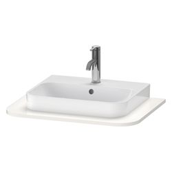 Duravit Happy D.2 Konsole 480x650x16mm, Weiß Hochglanz, ohne Konsolenträger, 1 Aus... DURAVIT-HP031B02222 4053424867618 (Abb. 1)