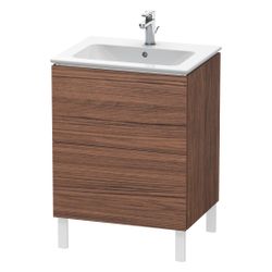 Duravit L-Cube Waschtischunterbau bodenstehend 481x620x704mm Nusb.dunkel Matt, Gri... DURAVIT-LC662502121 4053424648118 (Abb. 1)