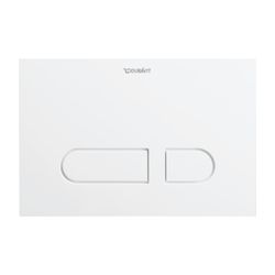 Duravit DuraSystem A1 Betätigungsplatte mechanisch für WC Dual Flush Aufgesetzt/F... DURAVIT-WD5001011000 4053424507293 (Abb. 1)