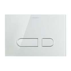Duravit DuraSystem A1 Betätigungsplatte mechanisch für WC Dual Flush Aufgesetzt, ... DURAVIT-WD5002012000 4053424507316 (Abb. 1)