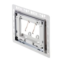 Duravit DuraSystem Einbaurahmen, Trockenbau, Montiert, flächenbündig, Chrom Hochg... DURAVIT-WD6001021000 4053424507415 (Abb. 1)