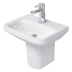 Duravit DuraStyle Handwaschbecken 335x450x115mm, Weiß Hochglanz, Rechteckig,1 Wasch... DURAVIT-0708450000 4021534850936 (Abb. 1)