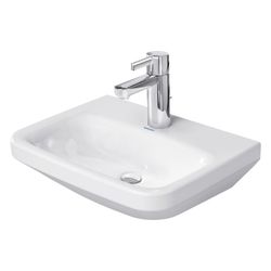 Duravit DuraStyle Handwaschbecken 335x450x115mm, Weiß Hochglanz, WonderGliss, Rech... DURAVIT-07084500001 4021534850943 (Abb. 1)