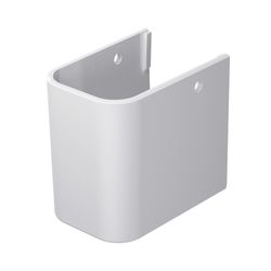 Duravit Happy D.2 Halbsäule aus Keramik 310x210x285mm, Weiß Hochglanz, wandhängend,... DURAVIT-0858280000 4021534848803 (Abb. 1)