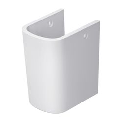 Duravit DuraStyle Halbsäule aus Keramik 230x175x270mm, Weiß Hochglanz, wandhängend,... DURAVIT-0858310000 4021534893933 (Abb. 1)