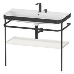 Duravit Happy D.2 Waschtisch-Set C-bonded Metallkonsole Lack, 490x975x850mm, Nordi... DURAVIT-HP4738E3939 4063382005250 (Abb. 1)