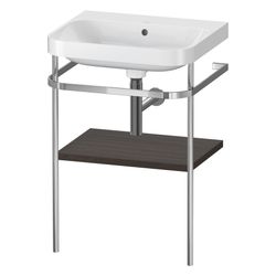 Duravit Happy D.2 Waschtisch-Set C-shaped Metallkonsole 490x575x850mm, Nusb.gebürs... DURAVIT-HP4835N6969 4063382005359 (Abb. 1)