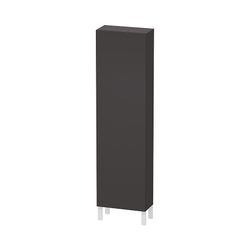 Duravit L-Cube Hochschrank Dekor 243x500x1760mm, Graphit SM, 1 Tür L, Grifflos, 4 ... DURAVIT-LC1171L8080 4053424985176 (Abb. 1)