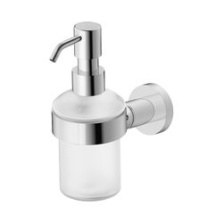 Duravit D-Code Seifenspender 145x69x220mm, Chrom/Mattweiß, Glas/Messing, Schraubbef... DURAVIT-0099161000 4021534576591 (Abb. 1)
