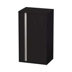 Duravit Ketho Halbhochschrank Dekor 360x500x880mm Eiche Mattschwarz, 1 Tür R, 2 Gl... DURAVIT-KT1266R1616 4063382083722 (Abb. 1)
