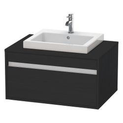 Duravit Ketho Konsolenwaschtischunterbau wandh 550x800x426mm M mit KSP Eiche Matts... DURAVIT-KT679401616 4063382085016 (Abb. 1)