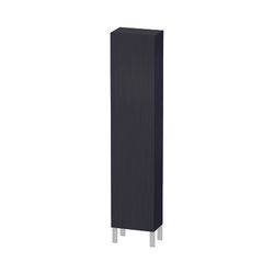 Duravit L-Cube Hochschrank Echtholzfurnier 243x400x1760mm Eiche Mattschwarz, 1 Tür... DURAVIT-LC1170R1616 4063382092052 (Abb. 1)