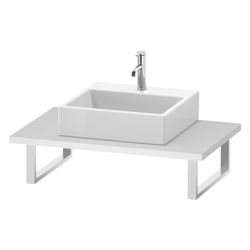 Duravit L-Cube Konsole variabel 550x800-2000x30mm, Mattweiß, ohne Konsolenträger, ... DURAVIT-LC106C01818 4053424925042 (Abb. 1)
