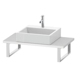 Duravit L-Cube Konsole variabel 480x800-2000x30mm, Compact Mattweiß, ohne Konsolen... DURAVIT-LC104C01818 4053424923925 (Abb. 1)
