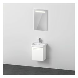 Duravit No.1 Möbel-Set, Möbelwaschtisch, Waschtischunterbau, Spiegel 350x450x2... DURAVIT-N10150R18180000 4063382807229 (Abb. 1)