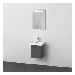 Duravit No.1 Möbel-Set, Möbelwaschtisch, Waschtischunterbau, Spiegel 350x450x2... DURAVIT-N10150L49490000 4063382807212 (Abb. 1)