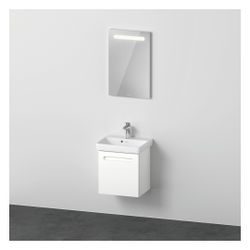 Duravit No.1 Möbel-Set, Möbelwaschtisch, Waschtischunterbau, Spiegel 390x500x2... DURAVIT-N10151R18180000 4063382807267 (Abb. 1)