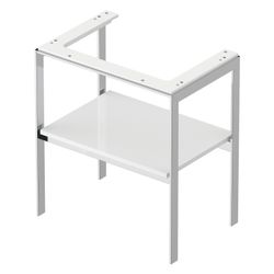 Duravit White Tulip Metallkonsole 450x684x760mm, Weiß Hochglanz, 1 Ablagefläche, I... DURAVIT-WT454008585 4063382125941 (Abb. 1)