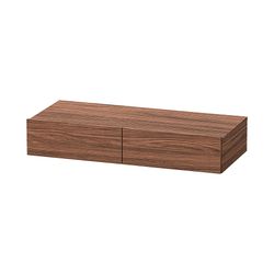 Duravit DuraStyle Schubkastenablage 440x1000x182mm, 2 Schubkästen, mit Konsolenpla... DURAVIT-DS827002121 4053424632773 (Abb. 1)
