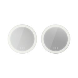 Duravit Happy D.2 Spiegel Wandmontage 55x700x700mm Mattweiß Icon, LED Lichtfel... DURAVIT-HP7487S00000000 4063382264275 (Abb. 1)