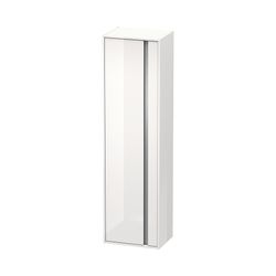 Duravit Ketho Hochschrank Dekor 360x500x1800mm Weiß HG, 1 Tür L, Griffleiste Silbe... DURAVIT-KT1265L2222 4053424230856 (Abb. 1)