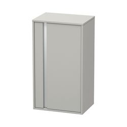 Duravit Ketho Halbhochschrank Dekor 360x500x880mm, Betongrau Matt, 1 Tür R, 2 Glas... DURAVIT-KT1266R0707 4053424636252 (Abb. 1)