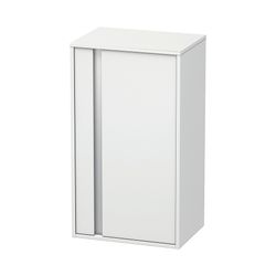 Duravit Ketho Halbhochschrank Dekor 360x500x880mm, Mattweiß, 1 Tür R, 2 Glasfachbö... DURAVIT-KT1266R1818 4021534724251 (Abb. 1)