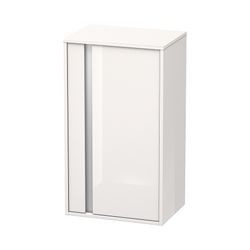 Duravit Ketho Halbhochschrank Dekor 360x500x880mm, Weiß Hochglanz, 1 Tür R, 2 Glas... DURAVIT-KT1266R2222 4053424229171 (Abb. 1)