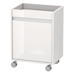 Duravit Ketho Rollcontainer Dekor, 360x500x670mm, Taupe Matt, Dekor, 1 Tür Rechts,... DURAVIT-KT2530R9191 4053424338521 (Abb. 1)