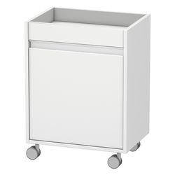 Duravit Ketho Rollcontainer Dekor, 360x500x670mm, Mattweiß, Dekor, 1 Tür Links, Gr... DURAVIT-KT2530L1818 4021534724459 (Abb. 1)