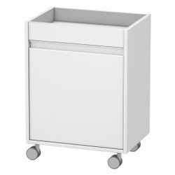 Duravit Ketho Rollcontainer Dekor, 360x500x670mm, Mattweiß, Dekor, 1 Tür Rechts, G... DURAVIT-KT2530R1818 4021534724497 (Abb. 1)