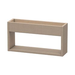 Duravit Ketho Wandregal 135x500x240mm, Leinen, 1 offener Fächer, wandhäng. mit Bef... DURAVIT-KT253707575 4053424636566 (Abb. 1)