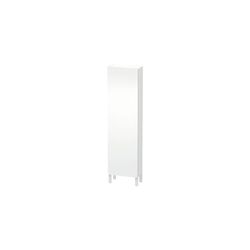 Duravit L-Cube Hochschrank Dekor 243x500x1760mm, Mattweiß, 1 Tür L, Grifflos, 4 Gl... DURAVIT-LC1171L1818 4053424306131 (Abb. 1)